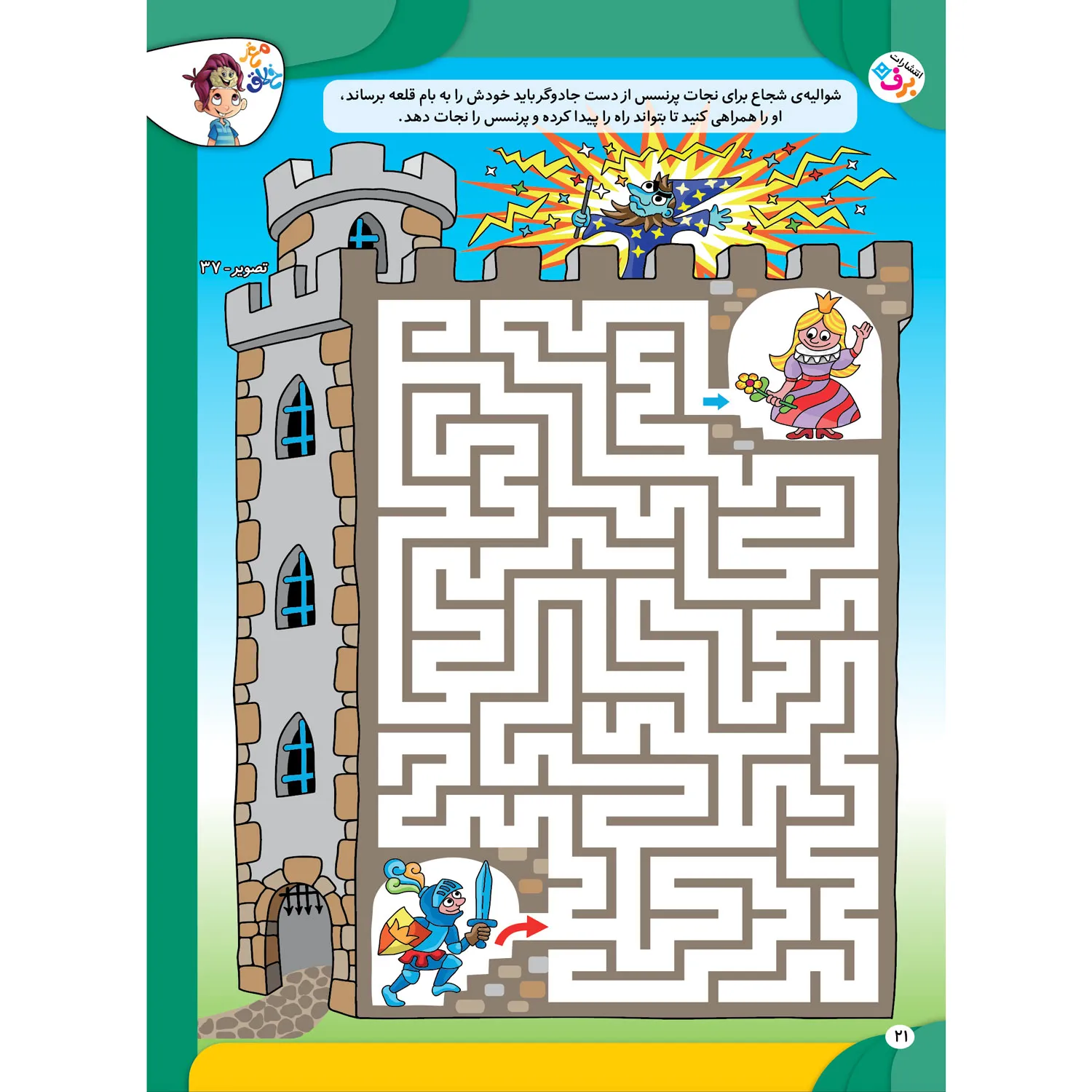 Maqze Khalaq P3 6 كتاب كار مغز خلاق - پيچ در پيچ - ماز ۱